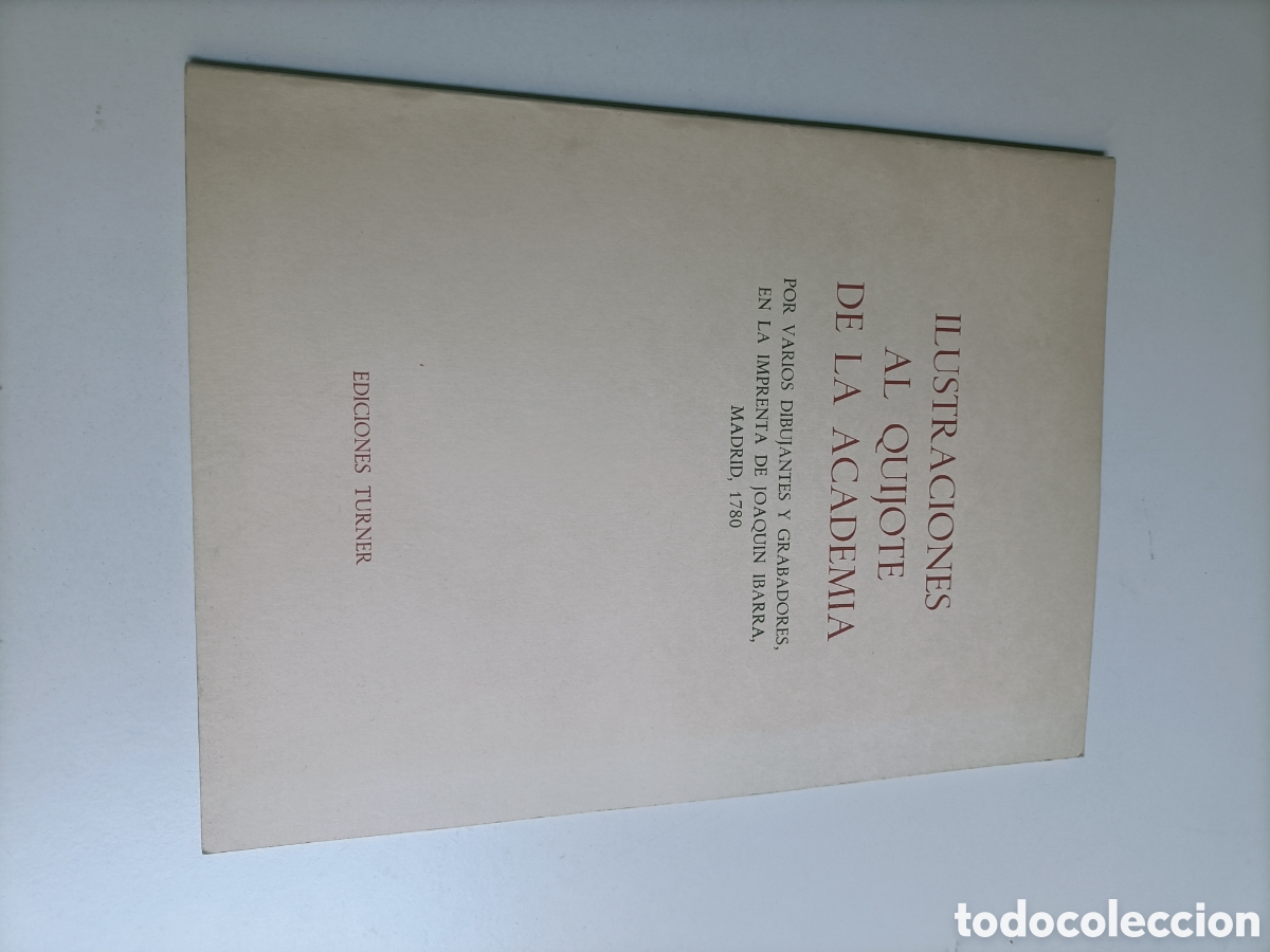 Libros de segunda mano: Ilustraciones al Quijote de La academia por varios dibujantes y grabadores. En la imprenta de Joaqu&iacute;