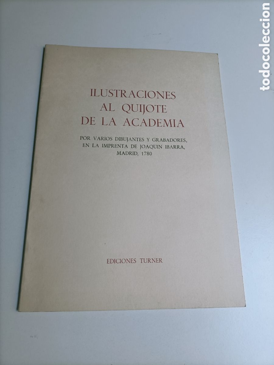 Second hand books: Ilustraciones al Quijote de La academia por varios dibujantes y grabadores. En la imprenta de Joaqu&iacute;