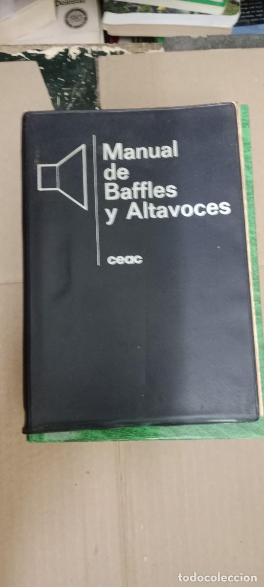 Libros de segunda mano: MANUAL DE BAFFLES Y ALTAVOCES, ED. CEAC (MANUALES CEAC DE ELECTR&Oacute;NICA) LIBRO CC-MAZ