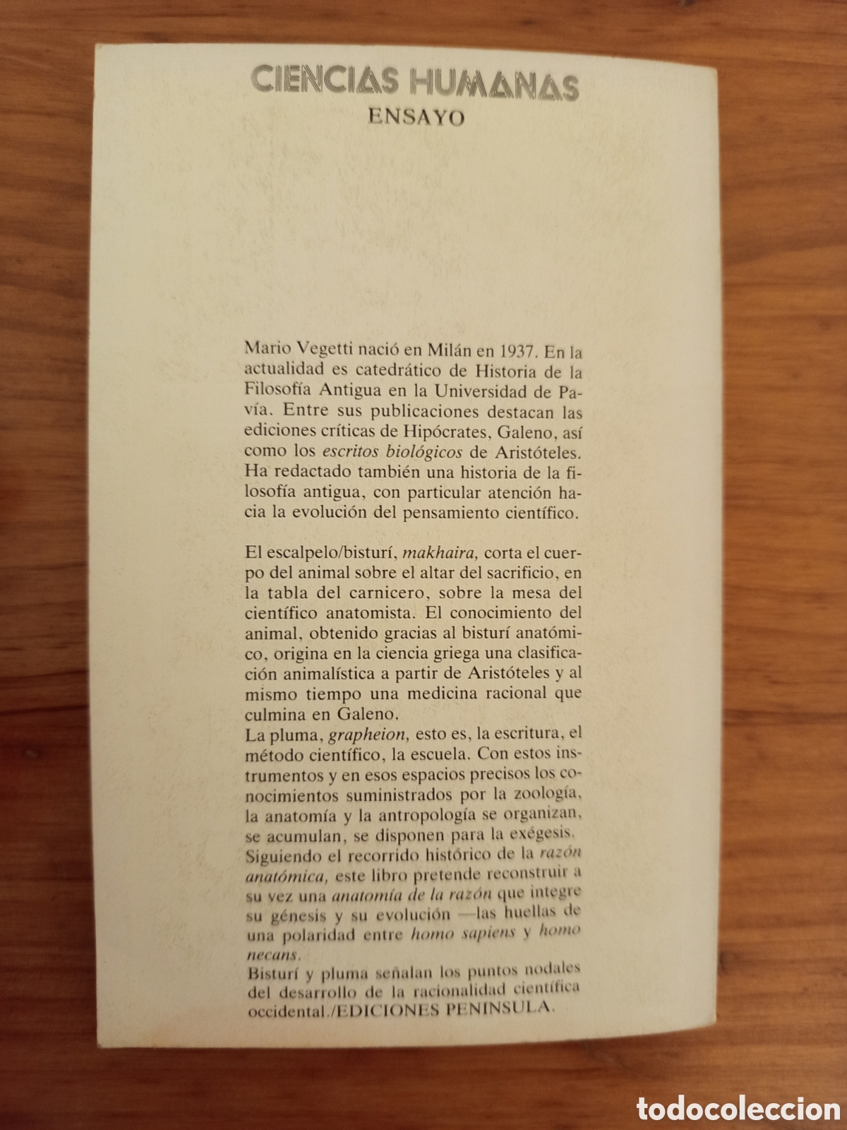 Libros de segunda mano: LOS ORIGENES DE LA RACIONALIDAD CIENTIFICA (MARIO VEGETTI) - Foto 4