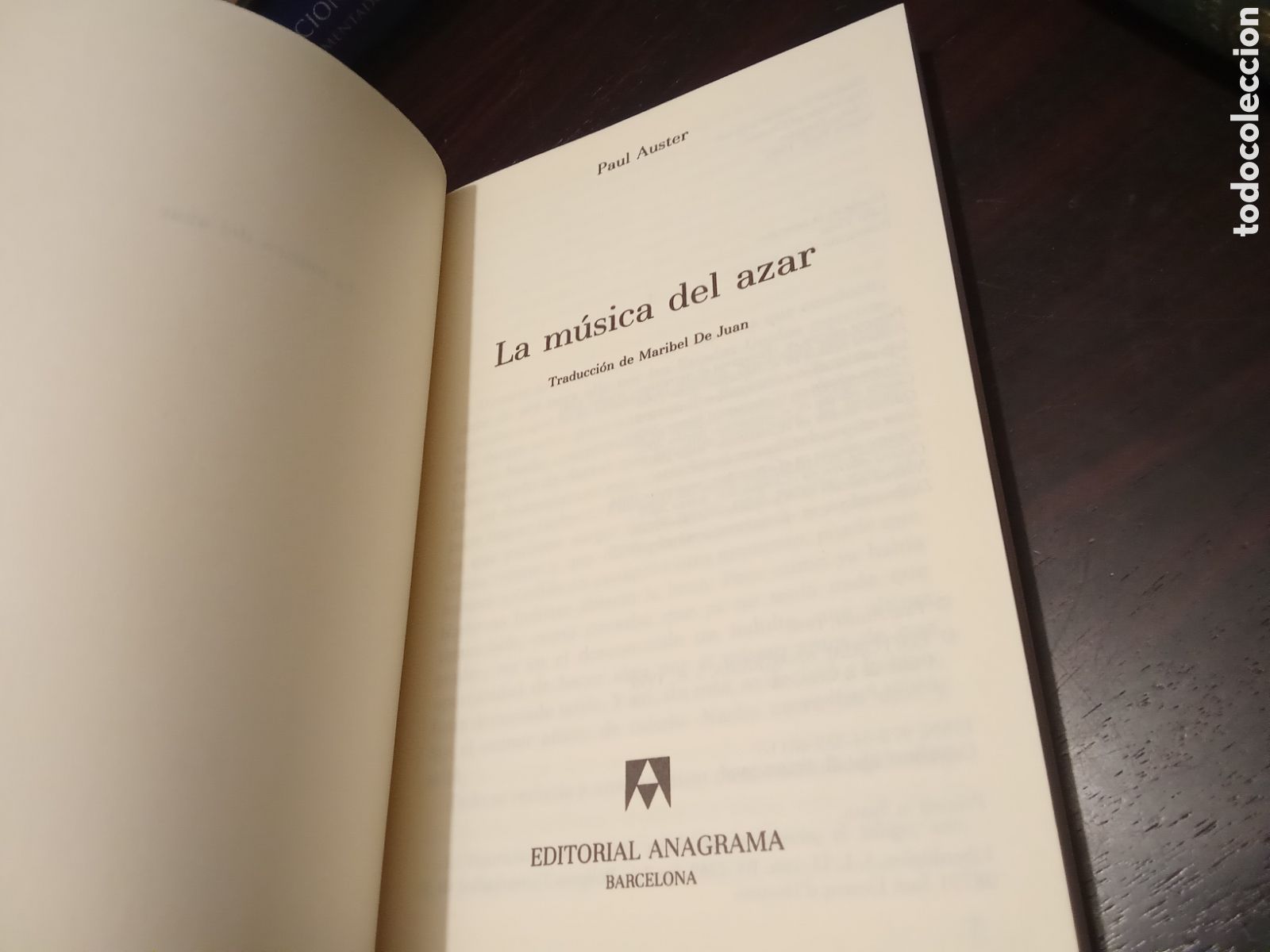 Libros de segunda mano: Paul Auster - La m&uacute;sica del azar COMPACTOS ANAGRAMA - Foto 5