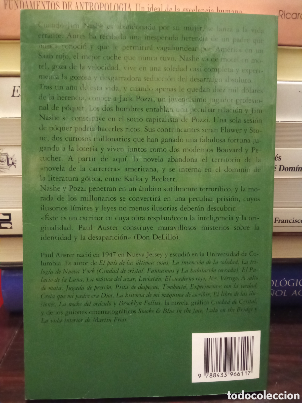 Libros de segunda mano: Paul Auster - La m&uacute;sica del azar COMPACTOS ANAGRAMA - Foto 9