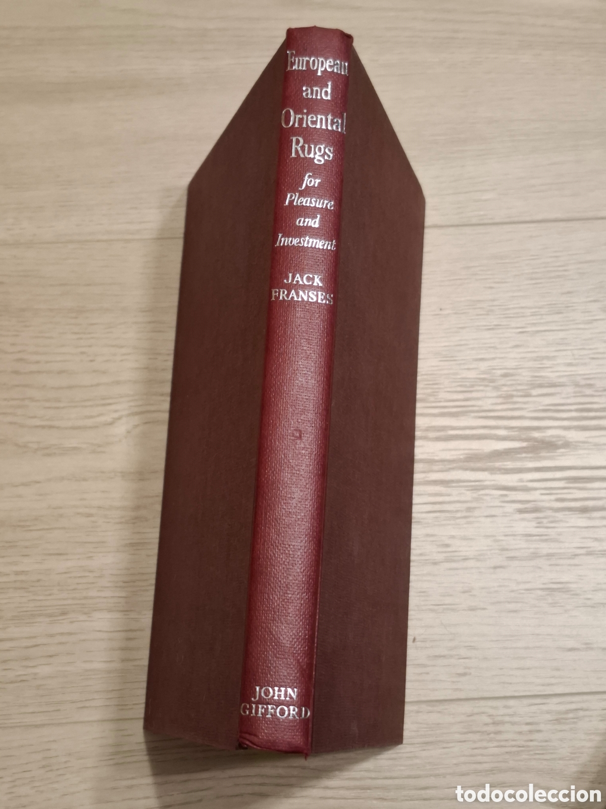 Libros de segunda mano: European and oriental rugs for pleasure and investment, por Jack Franses, dedicatoria del autor 1970