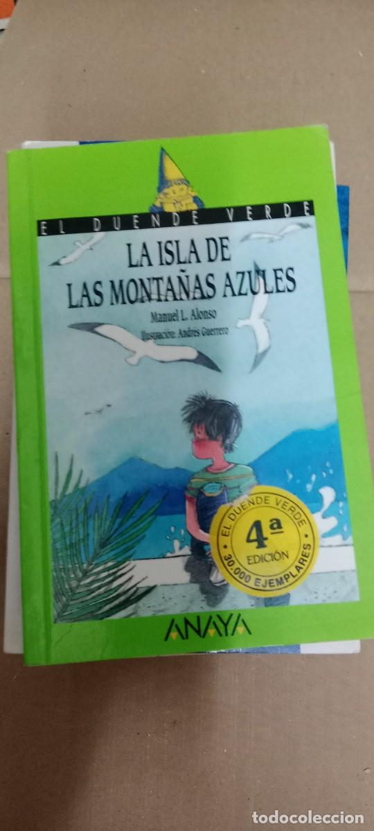 Libros de segunda mano: LA ISLA DE LAS MONTA&Ntilde;AS AZULES MANUEL L. ALONSO ED. ANAYA LIBRO CC-MAZ