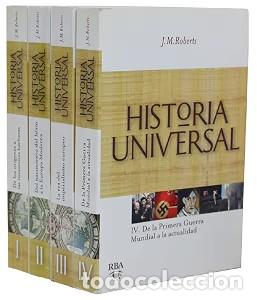 Libros de segunda mano: Historia universal RBA (4 Tomos) - J. M. Roberts - RBA - 2009
