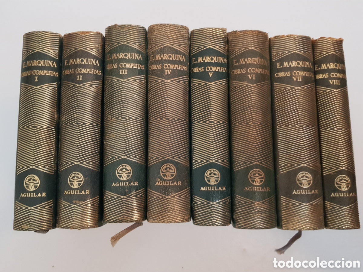 Libros de segunda mano: OBRAS COMPLETAS EDUARDO MARQUINA - 8 TOMOS - OBRA COMPLETA - joya AGUILAR