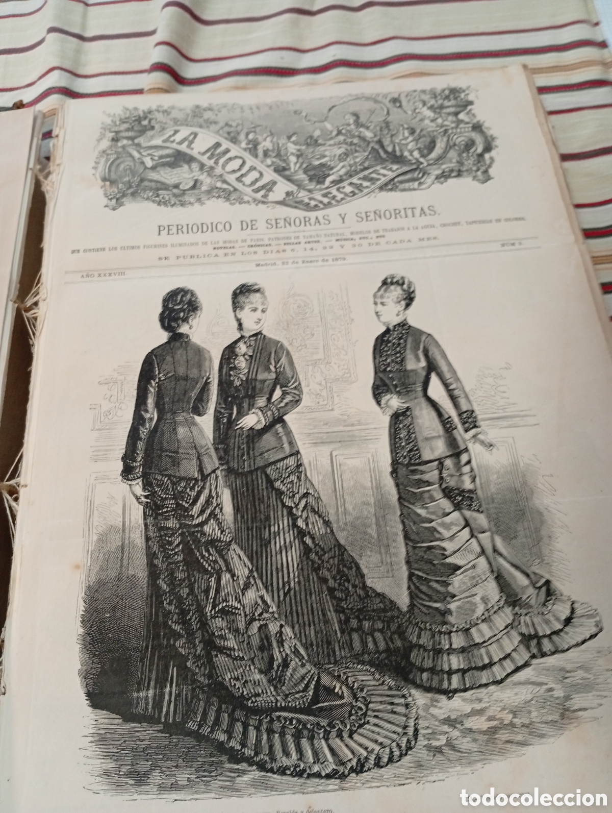 Libros de segunda mano: La moda elegante ilustrada 1879 - Foto 2