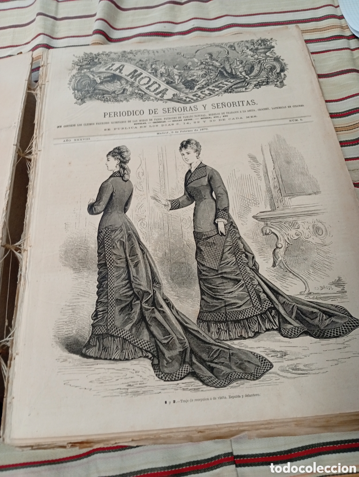 Libros de segunda mano: La moda elegante ilustrada 1879 - Foto 6