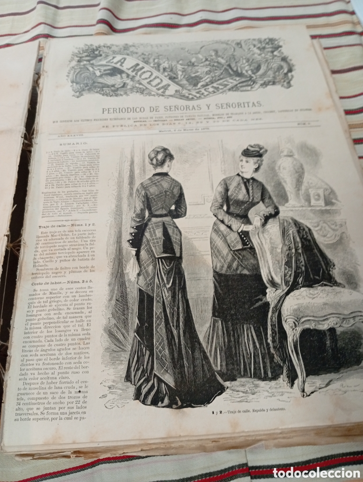Libros de segunda mano: La moda elegante ilustrada 1879 - Foto 8