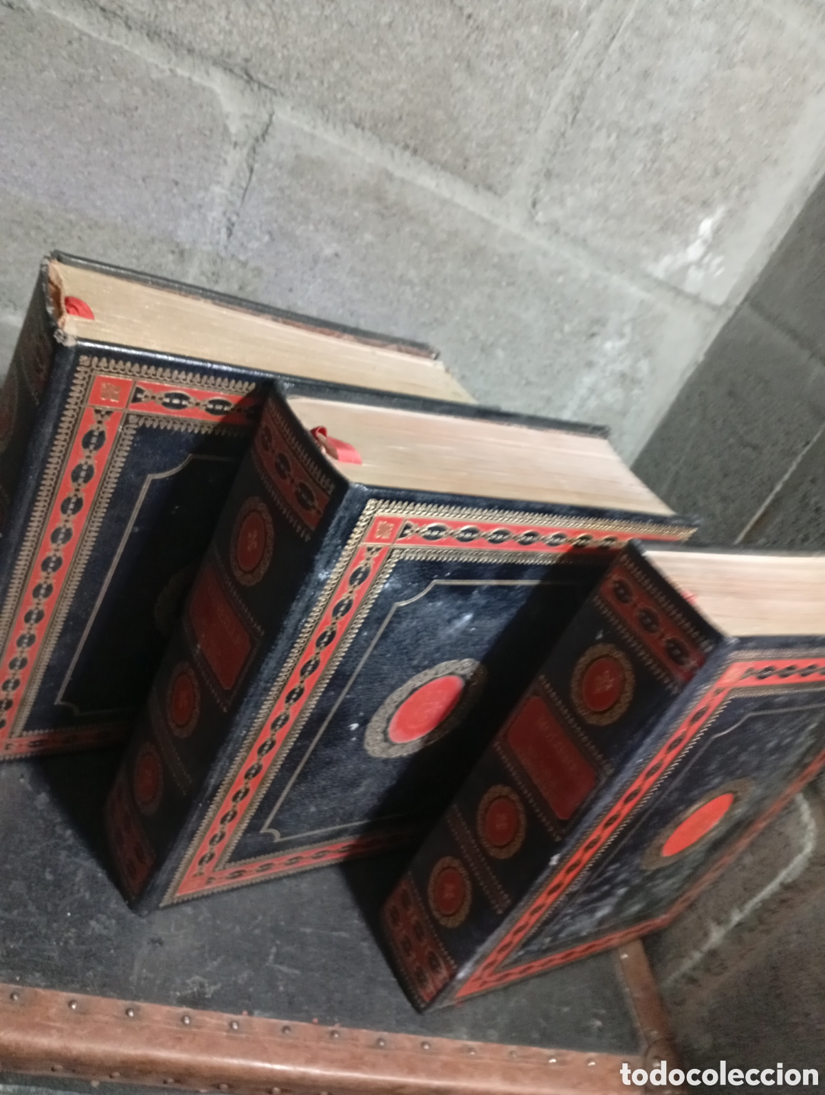 Libros de segunda mano: Seis libros antiguos franceses gran tama&ntilde;o