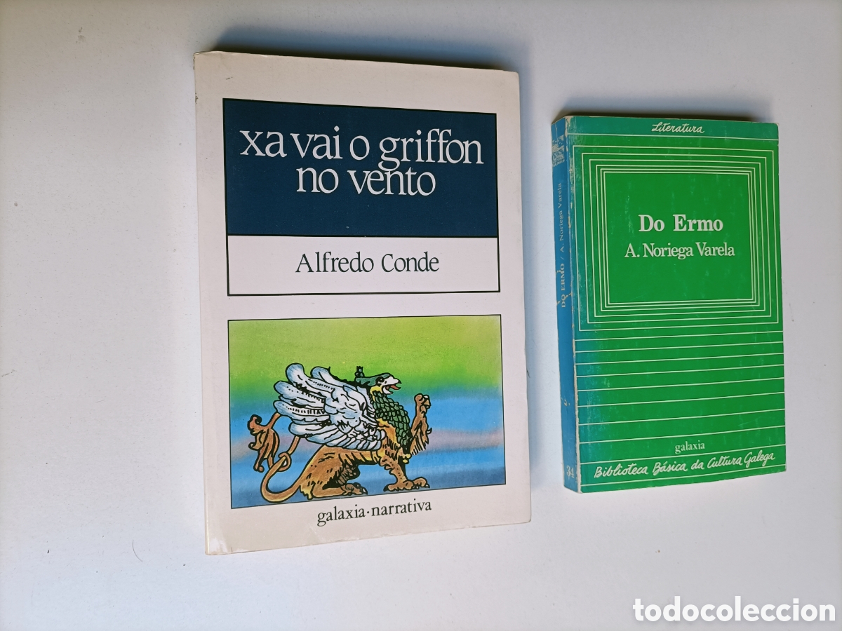 Libros de segunda mano: Lote 2 libros en gallego. Xa vai o Griffin no vento Alfredo Conde. Do Ermo Noriega Varela. Temas gal