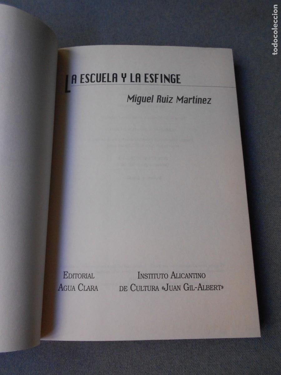 Libros de segunda mano: LA ESCUELA Y LA ESFINGE - Foto 3
