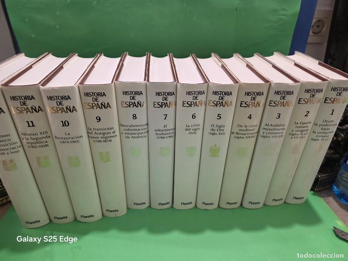 Libros de segunda mano: &rdquo;&rdquo;HISTORIA DE ESPA&Ntilde;A&rdquo;&rdquo;...12 TOMOS....COMPLETA...PLANETA...1990... - Foto 2