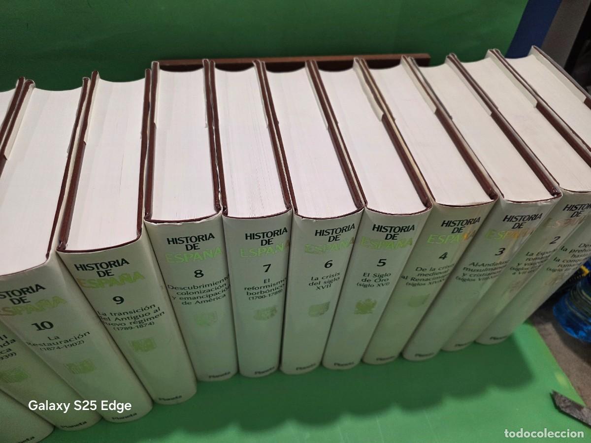 Libros de segunda mano: &rdquo;&rdquo;HISTORIA DE ESPA&Ntilde;A&rdquo;&rdquo;...12 TOMOS....COMPLETA...PLANETA...1990... - Foto 3