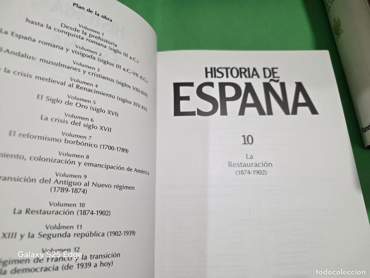 Libros de segunda mano: &rdquo;&rdquo;HISTORIA DE ESPA&Ntilde;A&rdquo;&rdquo;...12 TOMOS....COMPLETA...PLANETA...1990... - Foto 23