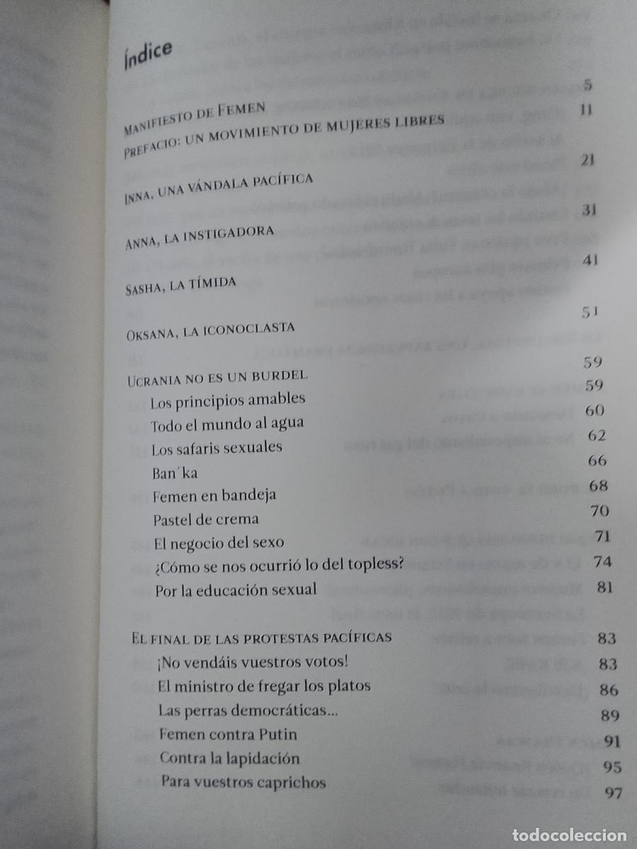 Libros de segunda mano: Femen. En el principio era el cuerpo (Malpaso Ediciones. 2014) - Foto 3
