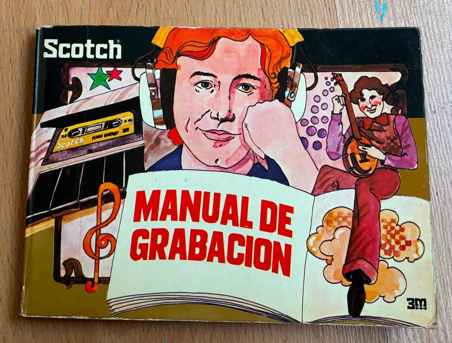 Libros de segunda mano: MANUAL DE GRABACION SCOTCH