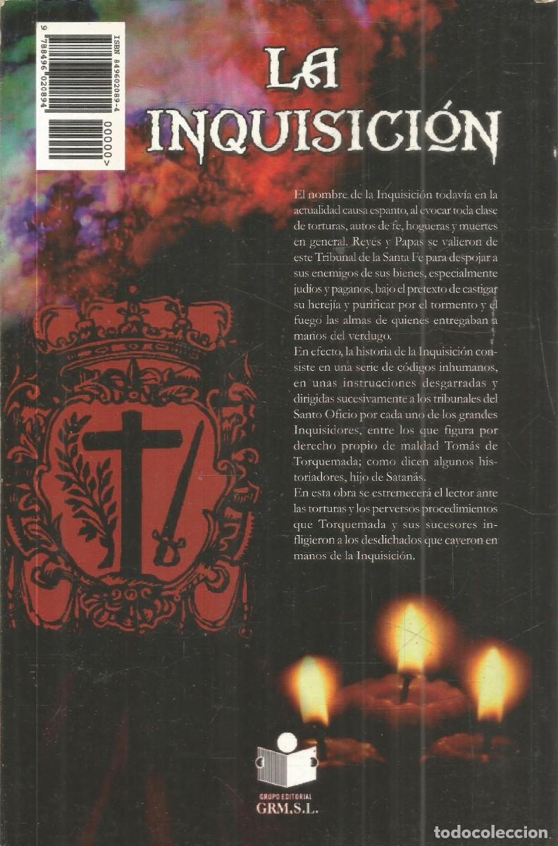 Libros de segunda mano: LUIGI SANZONI. LA INQUISICION. GRM - Foto 2