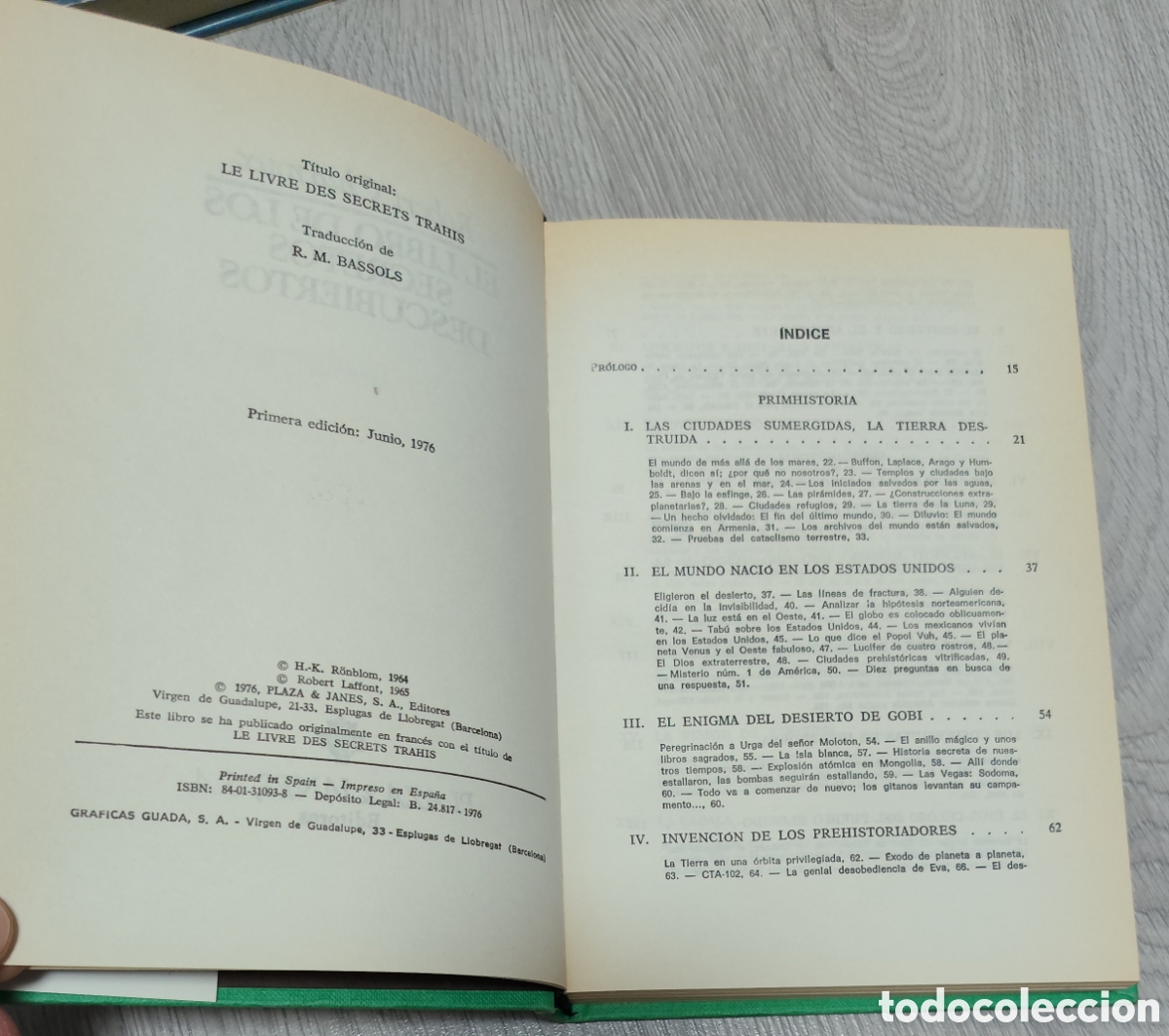 Libros de segunda mano: Libro - El libro de los secretos descubiertos (1976) Robert Charroux - Foto 3