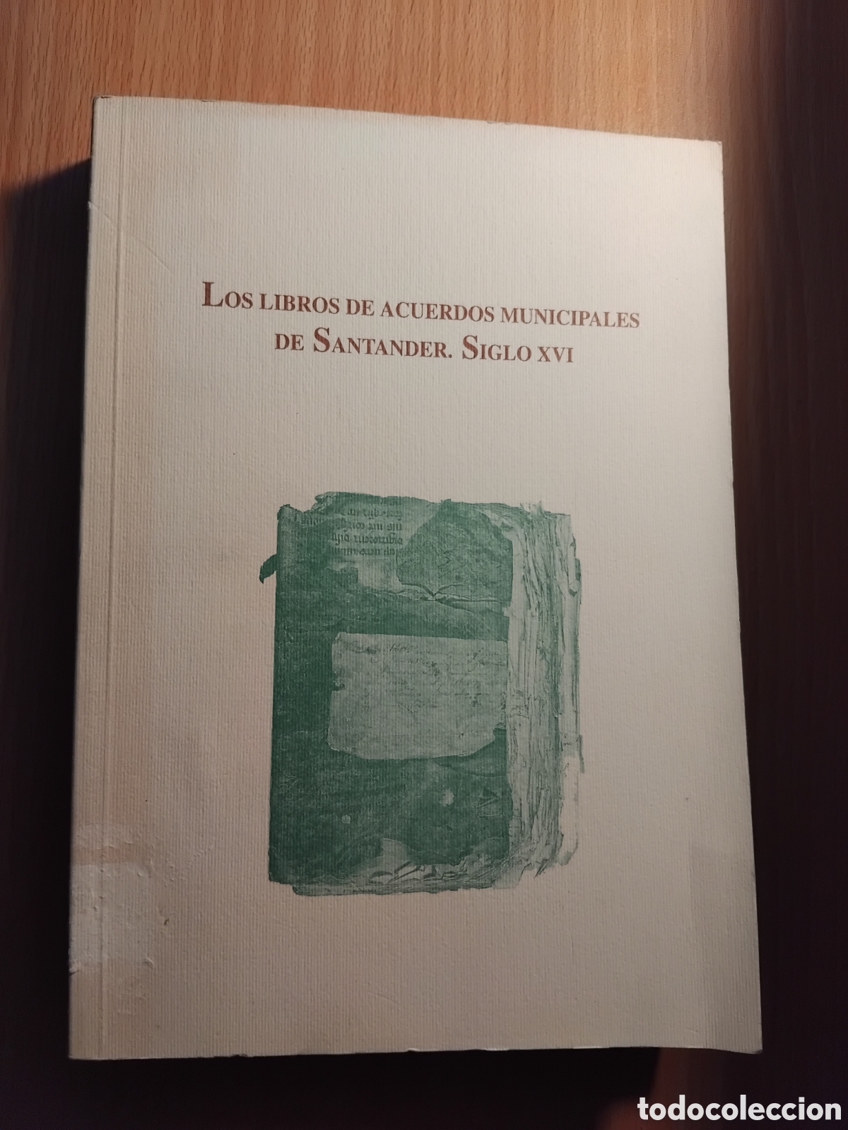Libros de segunda mano: Los libros de acuerdos municipales de Santander.Siglo XVI;Varios autores;1998
