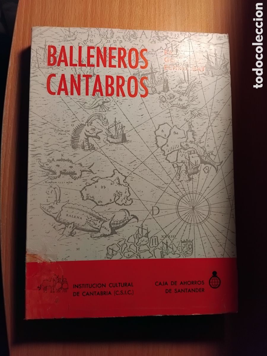 Libros de segunda mano: Balleneros c&aacute;ntabros;Rafael Gonz&aacute;lez Echegaray;Instituci&oacute;n Cultural de Cantabria;1&ordf;edici&oacute;n 1978