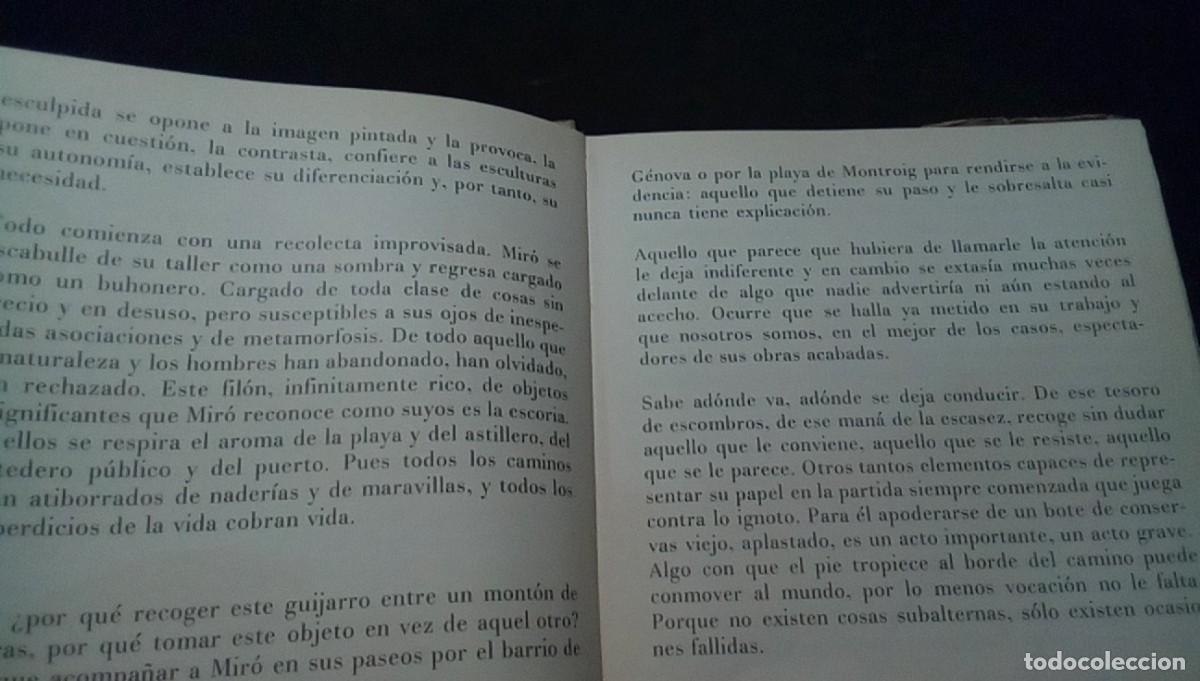 Libros de segunda mano: Mir&oacute; Escultor - Pol&iacute;grafa - 1972 - Francesc Catal&agrave; Roca - Foto 6