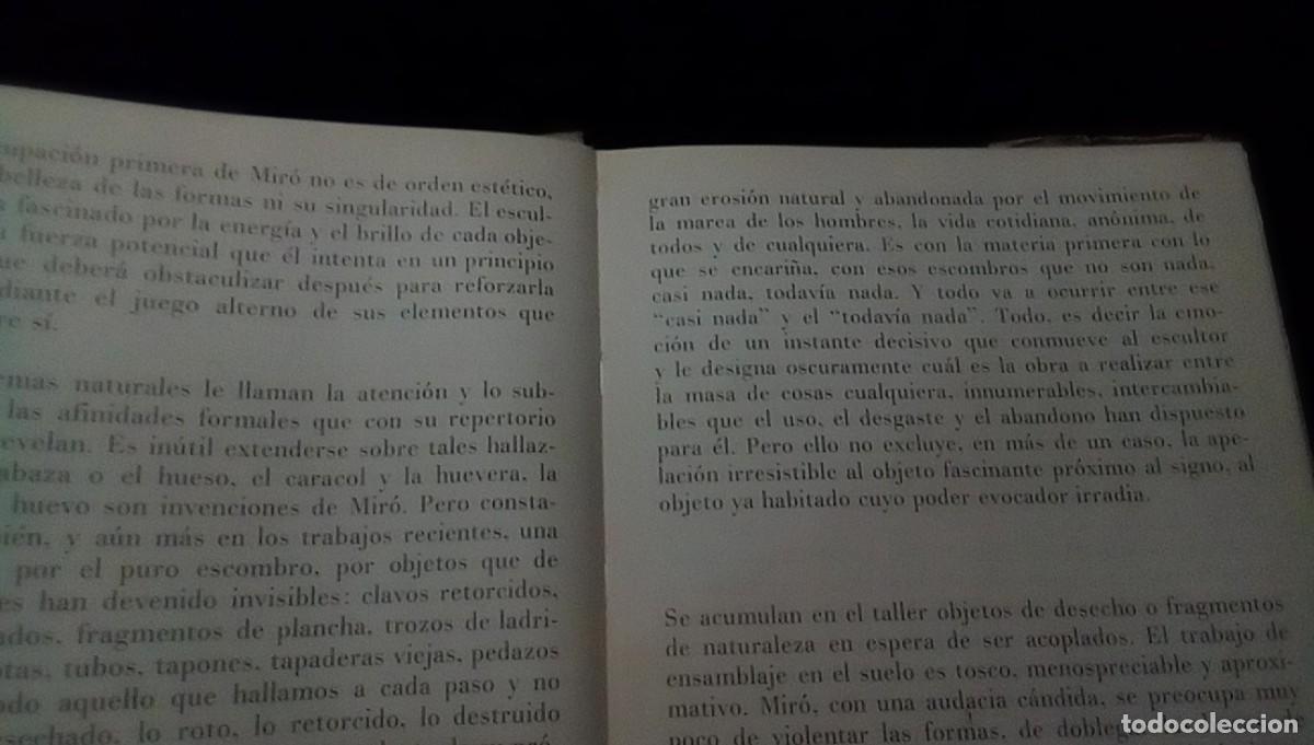 Libros de segunda mano: Mir&oacute; Escultor - Pol&iacute;grafa - 1972 - Francesc Catal&agrave; Roca - Foto 7