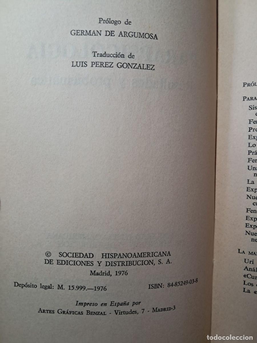 Libros de segunda mano: PARAPSICOLOGIA - HANS BENDER - Foto 2