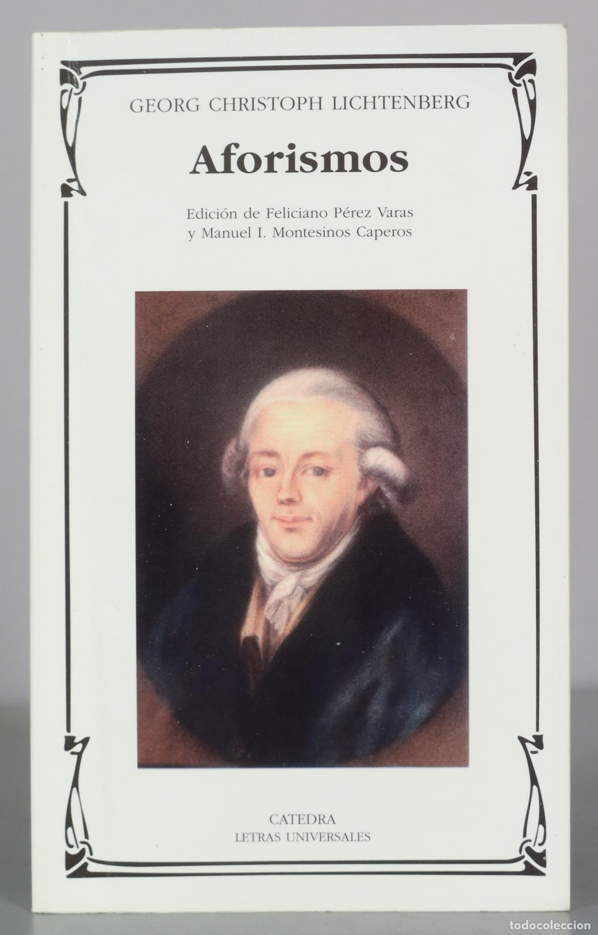 Libros de segunda mano: Aforismos - Georg Christoph Lichtenberg - C&aacute;tedra