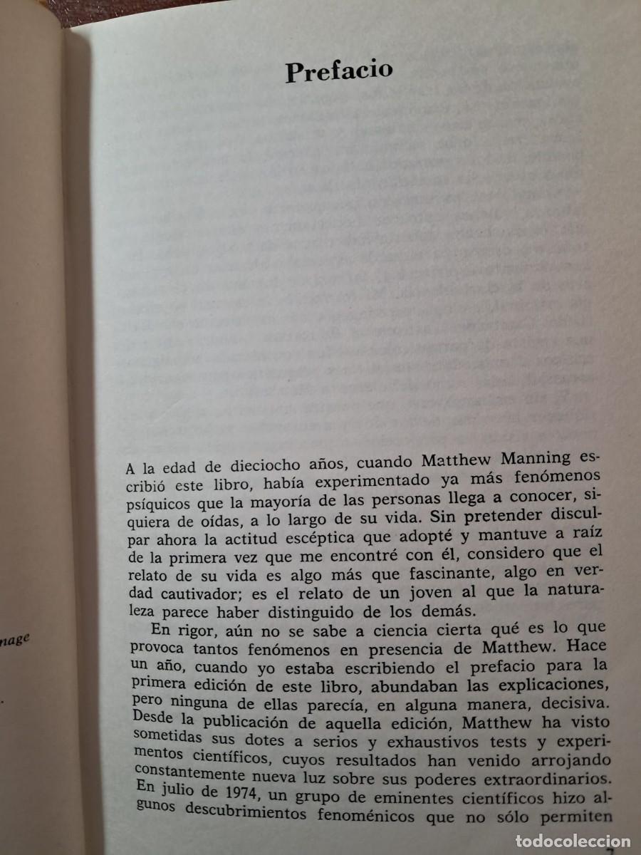 Libros de segunda mano: UN FENOMENO PARANORMAL - MATTHEW MANNING - Foto 4