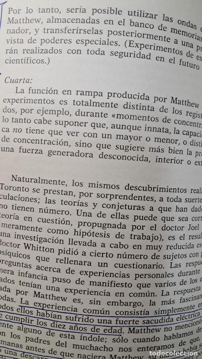 Libros de segunda mano: UN FENOMENO PARANORMAL - MATTHEW MANNING - Foto 8
