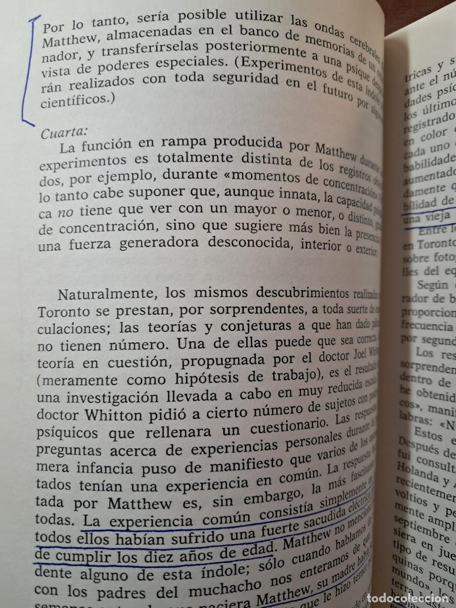 Libros de segunda mano: UN FENOMENO PARANORMAL - MATTHEW MANNING - Foto 15