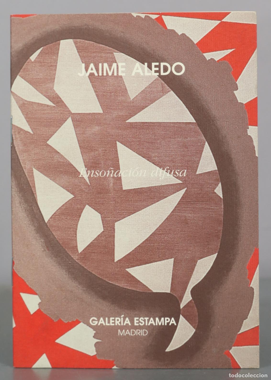 Libros de segunda mano: Enso&ntilde;aci&oacute;n difusa - Jaime Aledo - Galer&iacute;a Estampa