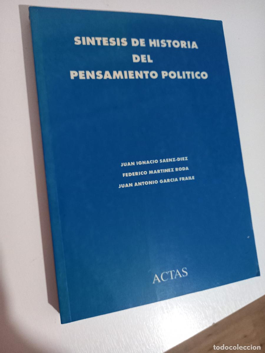 Libros de segunda mano: sintesis de historia del pensamiento politico juan ignacio saenz-diez