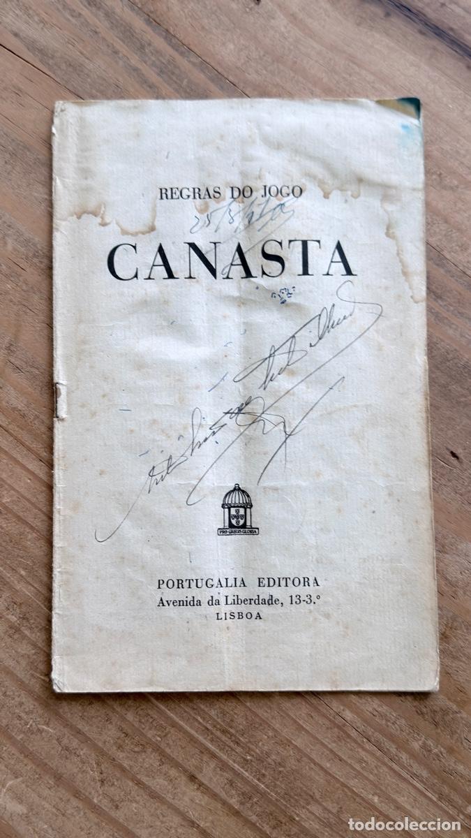 Libros de segunda mano: REGLAS DO JOGO CANASTA, LISBOA. A&Ntilde;OS 40.