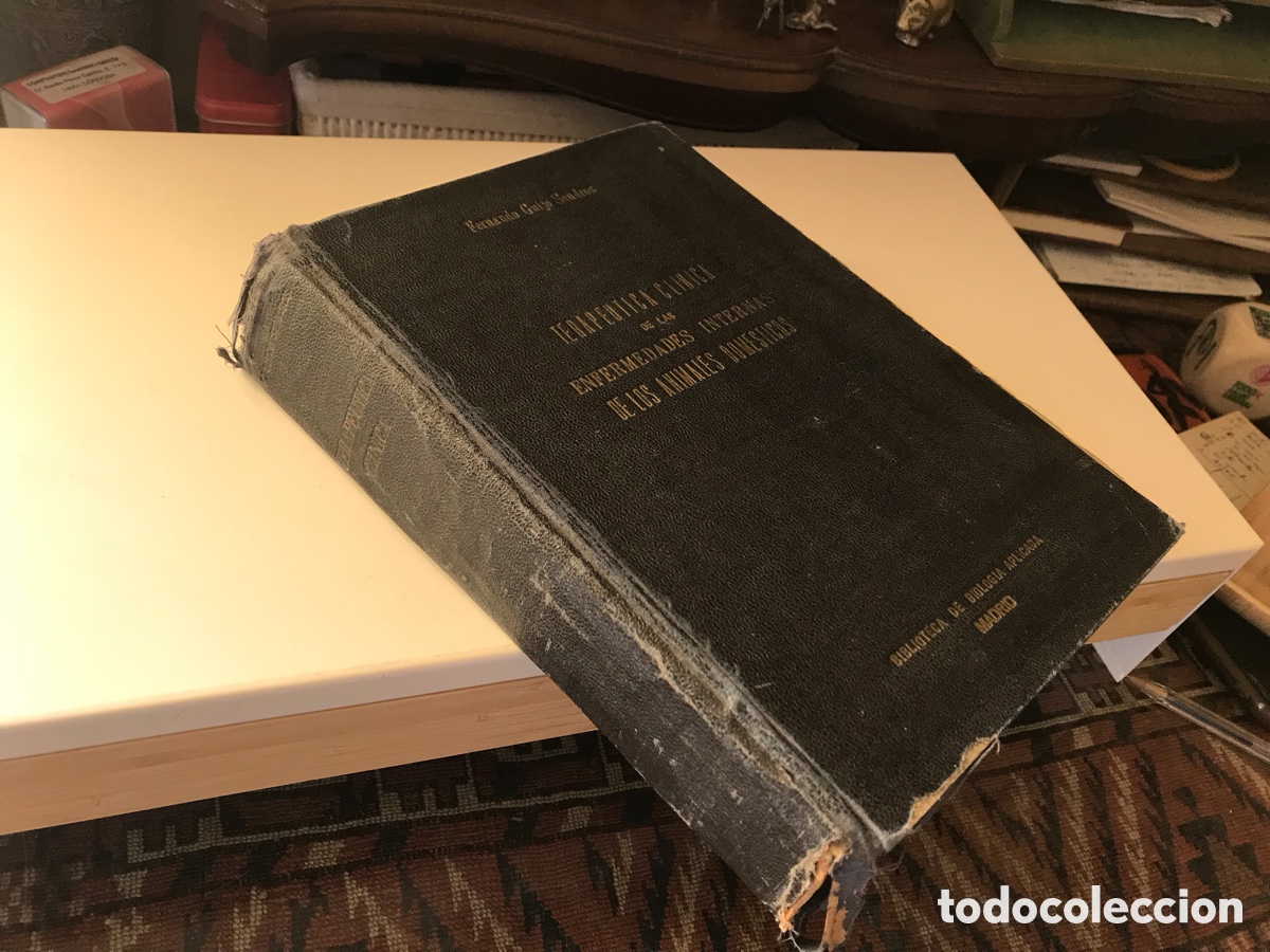 Libros de segunda mano: Terap&eacute;utica cl&iacute;nica de las enfermedades internas de los animales dom&eacute;sticos