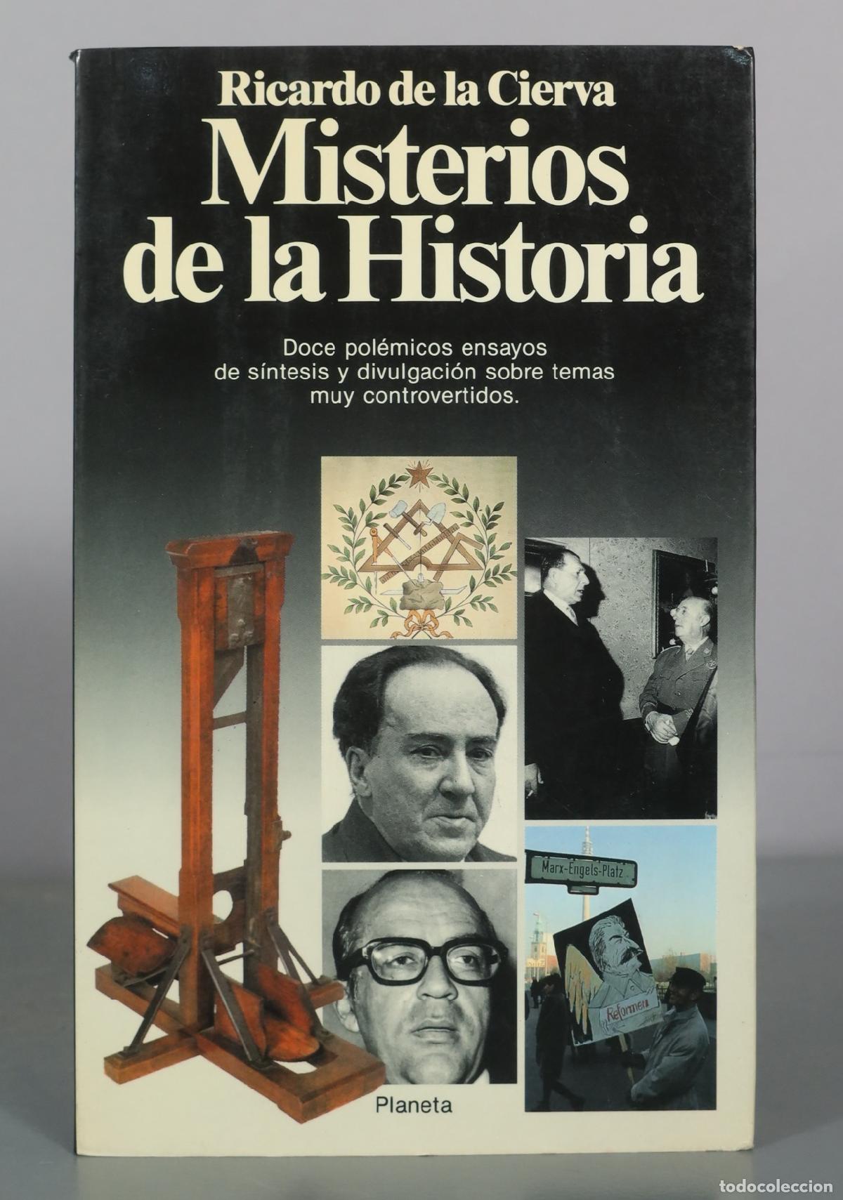 Libros de segunda mano: Misterios de la Historia - Ricardo de la Cierva - Planeta
