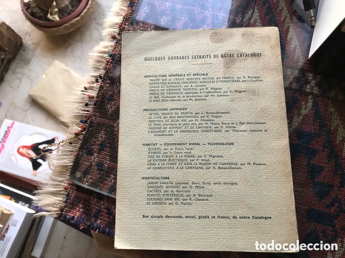 Libros de segunda mano: Maladies du Gibier. Dechambre. La maison rustique. Par&iacute;s - Foto 2