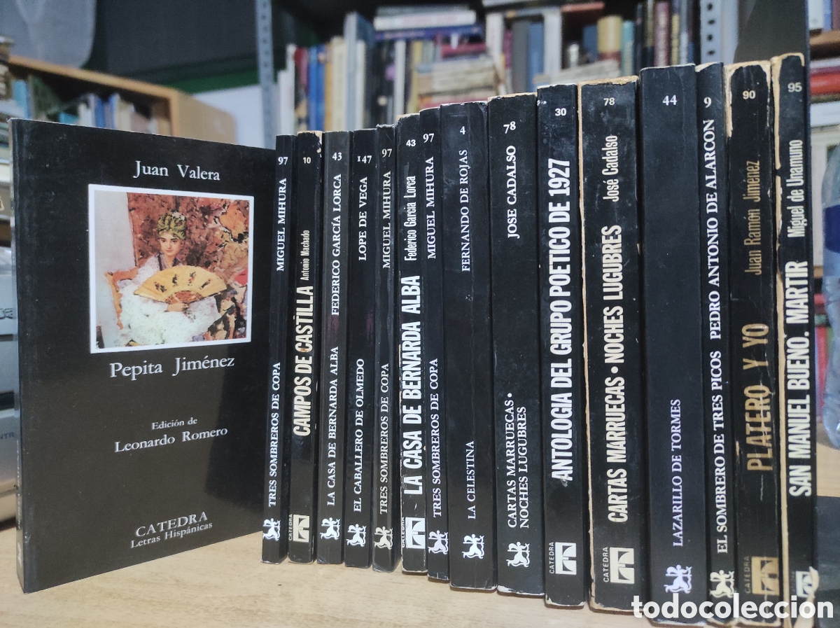 Libros de segunda mano: Lote de 16 libros Editorial Catedra Letras Hisp&aacute;nicas