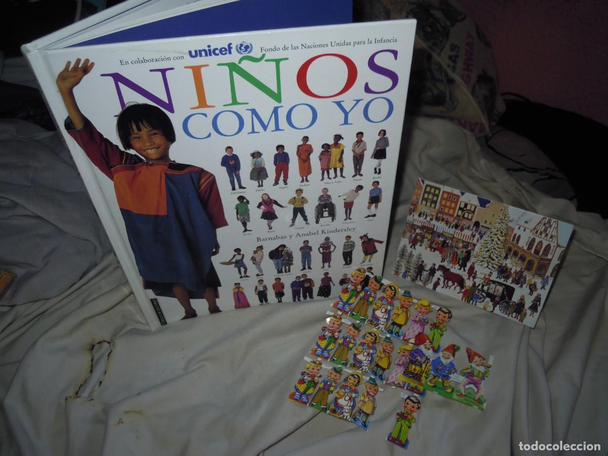 Libros de segunda mano: NI&Ntilde;OS COMO YO UNICEF / DK 1995, CIRCULO DE LECTORES, VIDA INFANTIL SEG&Uacute;N PA&Iacute;SES + RECORTABLES