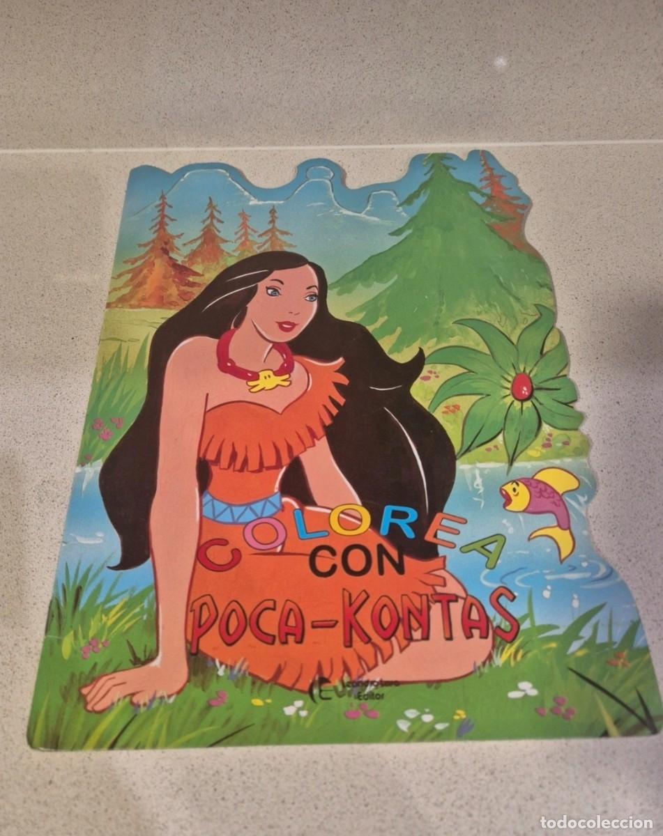 Libros de segunda mano: Libro &rdquo;Poca-kontas&rdquo; colorea
