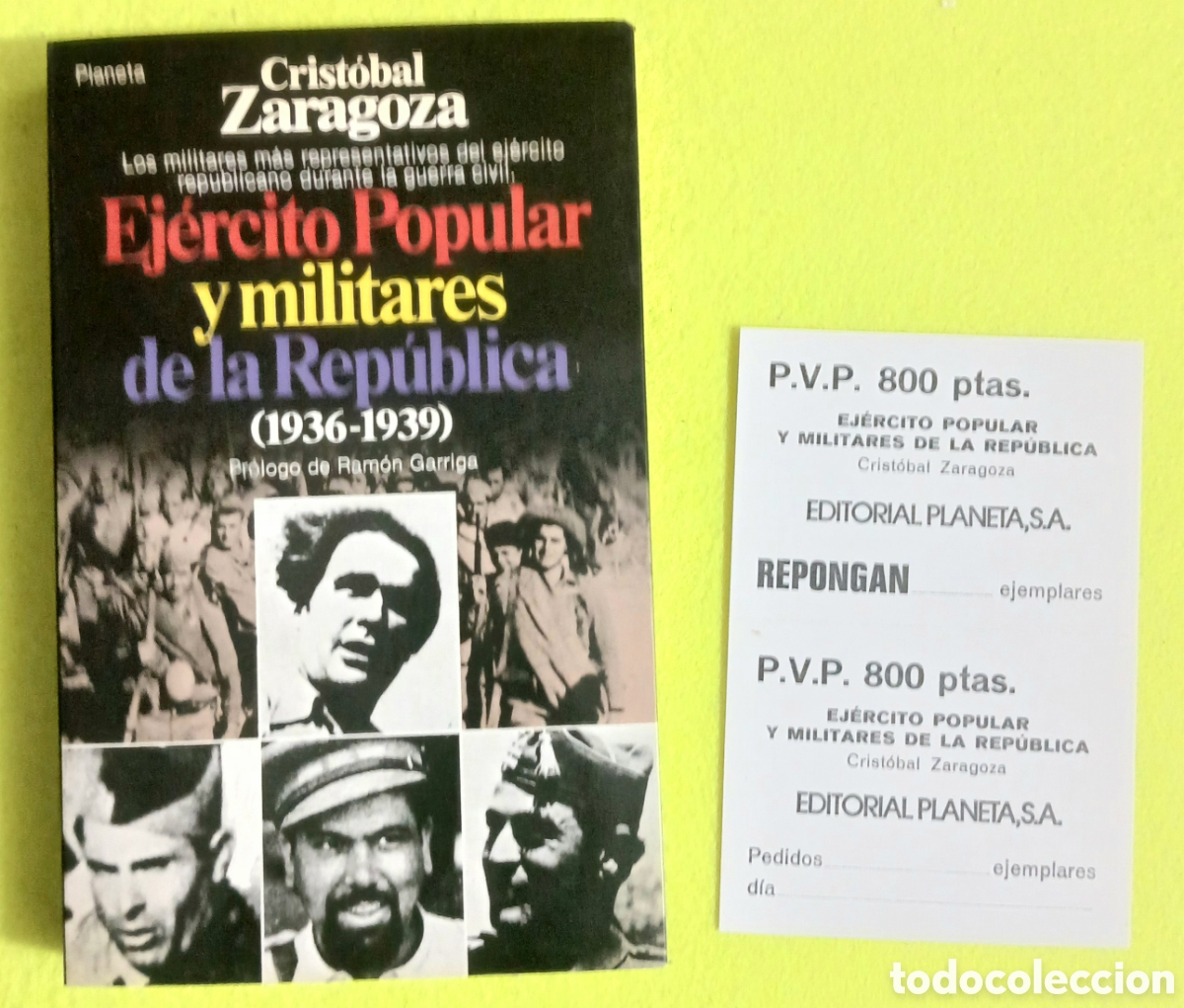Libros de segunda mano: Crist&oacute;bal Zaragoza Los militares m&aacute;s representativos del ej&eacute;rcito republicano durante la Rep&uacute;blica