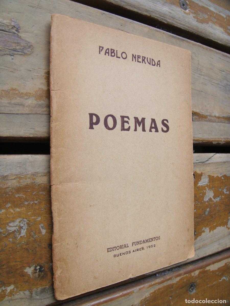 Libros de segunda mano: NERUDA Pablo: POEMAS. Primera edicion - Foto 2