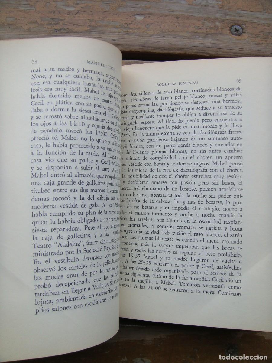 Libros de segunda mano: Manuel Puig: BOQUITAS PINTADAS. Primera edicion - Foto 4