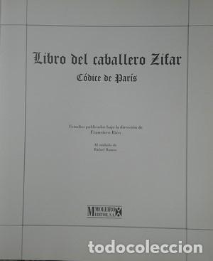 Libros de segunda mano: Libro del caballero Zifar. C&oacute;dice de Paris - Foto 2