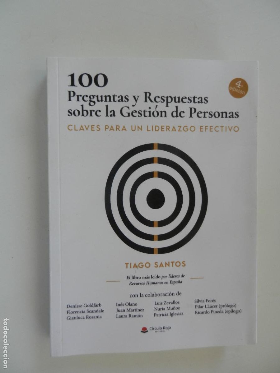 Libros de segunda mano: 100 PREGUNTAS Y REPUESTAS SOBRE LA GESTI&Oacute;N DE LAS PERSONAS - TIAGO SANTOS - CIRCULO ROJO 2026