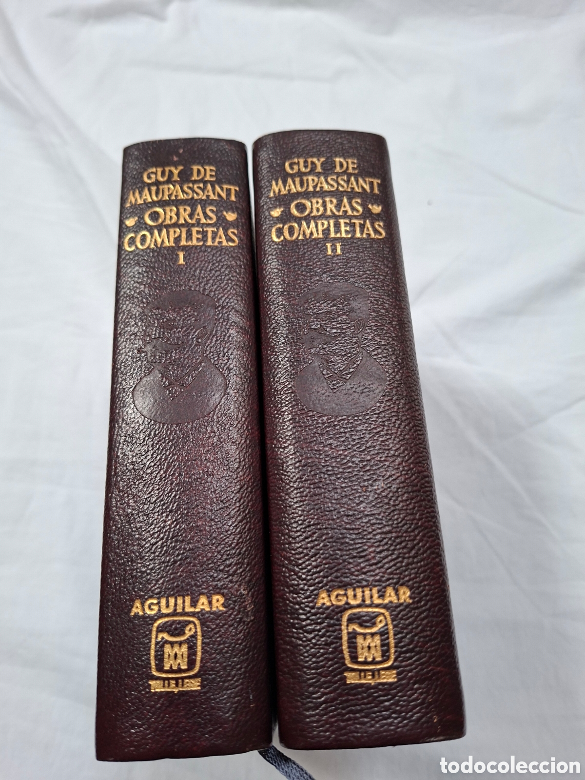 Libros de segunda mano: Guy de Maupassant - Obras Completas Tomos I y II - Aguilar (2 Vols)