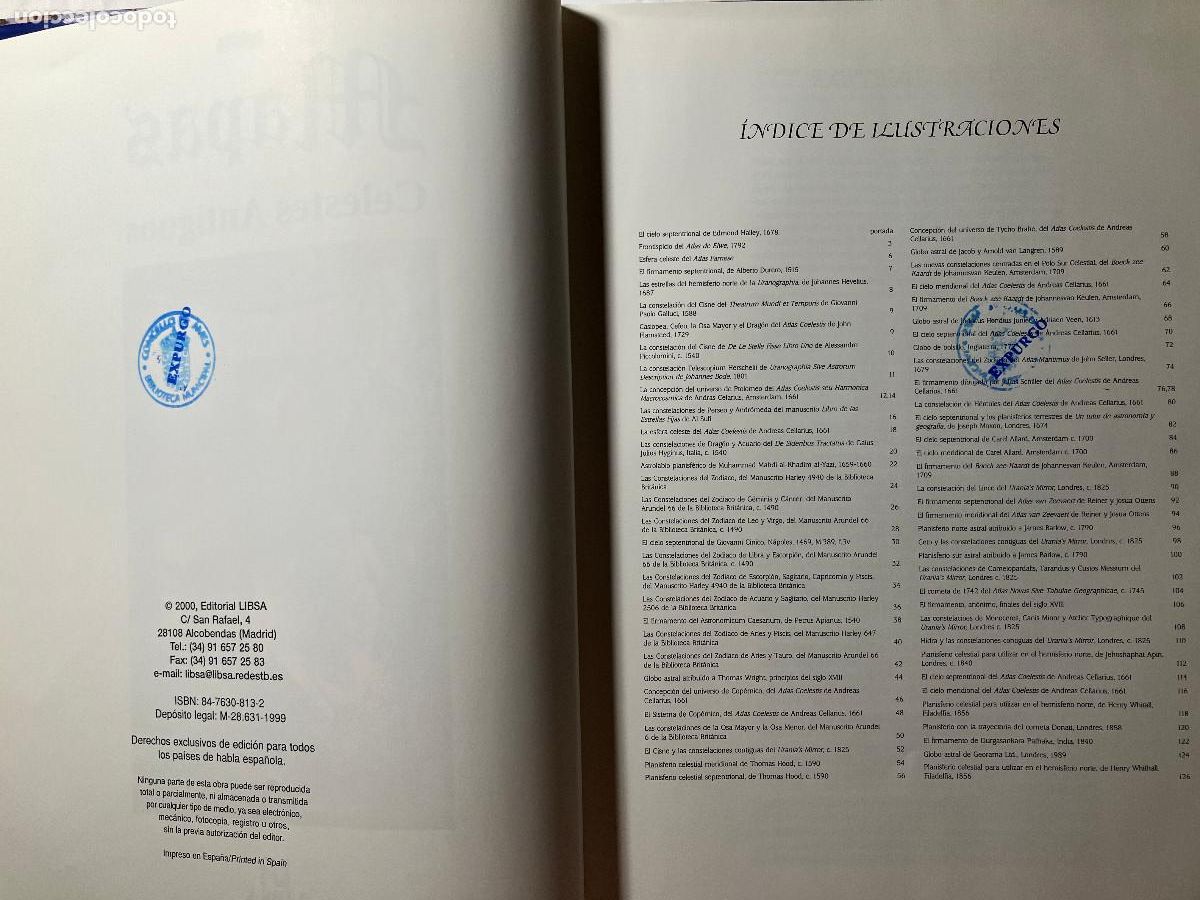 Libros de segunda mano: Mapas celestes antiguos. Libsa - Foto 4