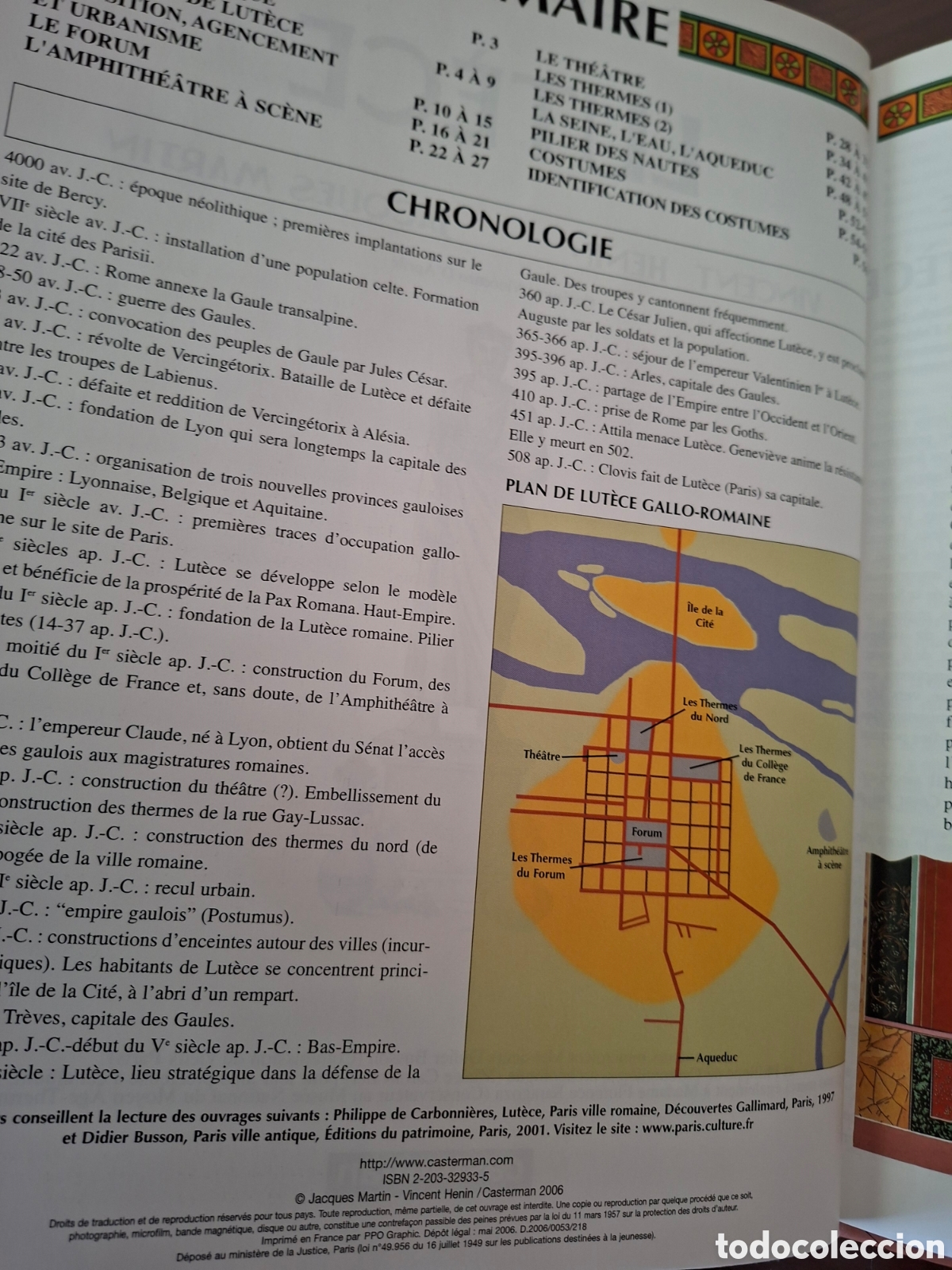 Libros de segunda mano: LES VOYAGES DALIX : LUT&Egrave;CE (en frances) - Foto 3