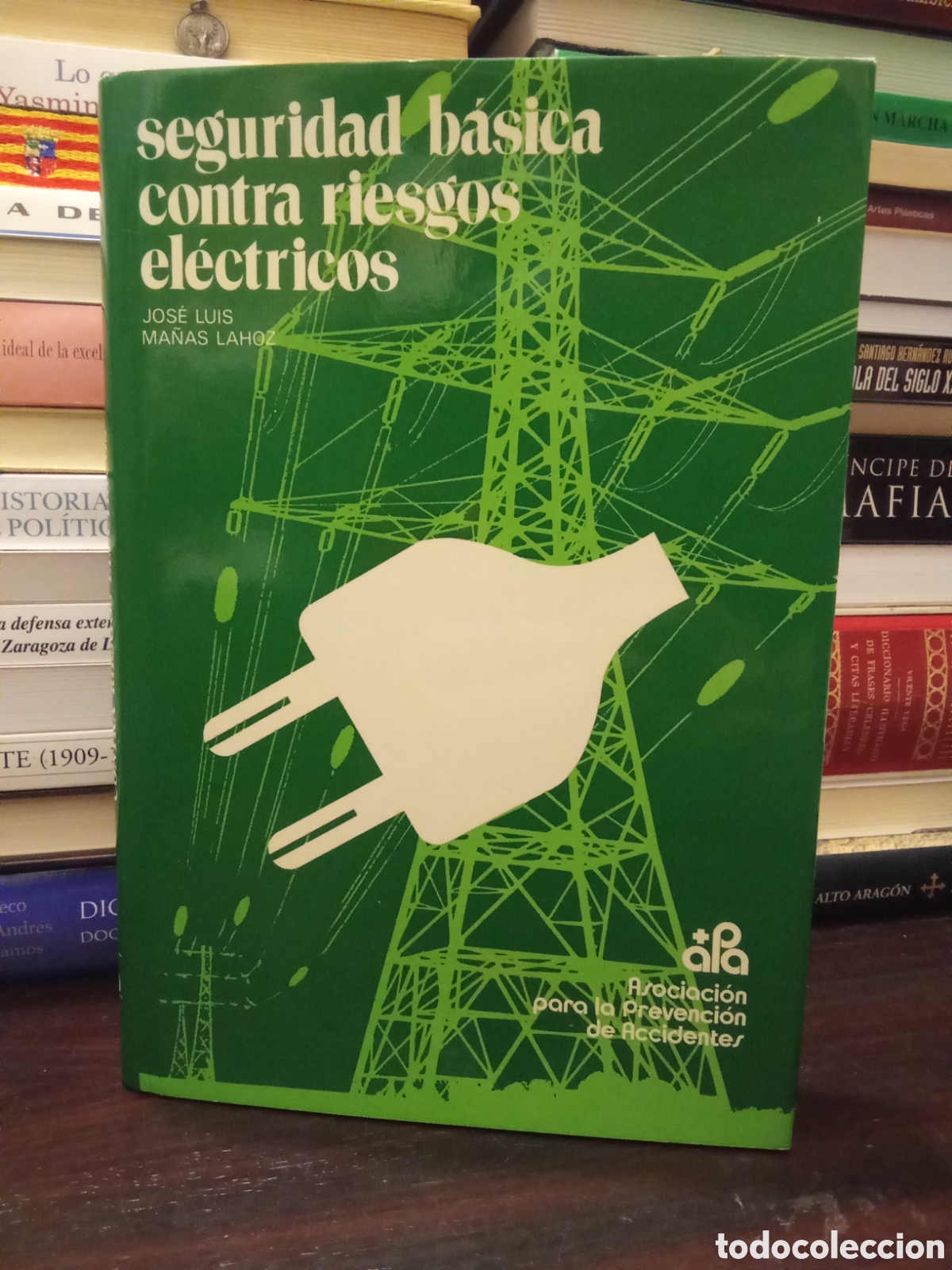 Libros de segunda mano: SEGURIDAD B&Aacute;SICA CONTRA RIESGOS EL&Eacute;CTRICOS - Jos&eacute; Luis Man&aacute;s Lahoz
